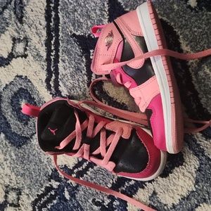 The cutest lil pink jordans